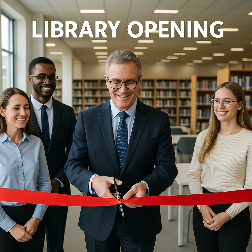 Жаңы китепкана имараты ачылды